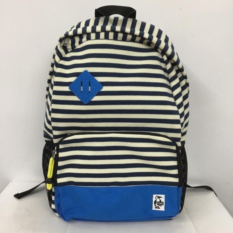 CHUMS 表記無し チャムス リュックサック、デイパック リュックサック、デイバッグ スウェット ボーダー 10138056拍卖