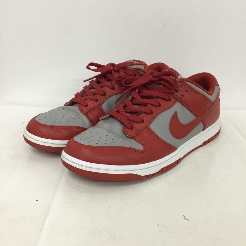 NIKE 29.0cm ナイキ スニーカー スニーカー DD1391-002 DUNK LOW RETRO 29cm Sneakers 灰 / グレー / X 赤 / レッド / 10137997拍卖