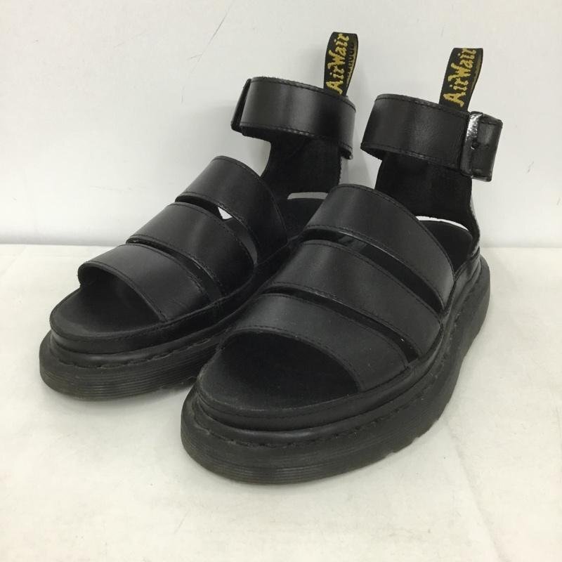 Dr.Martens US:7 ドクターマーチン サンダル サンダル WY004 レザー UK5 Sandals 黒 / ブラック / 10139221拍卖