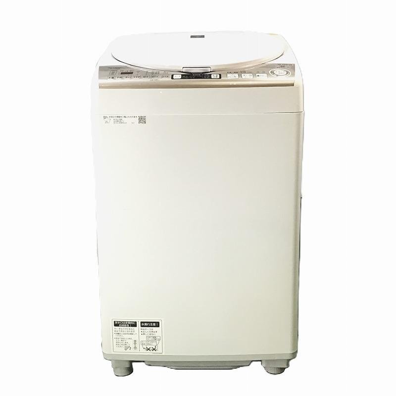 【中古品】 シャープ / SHARP ES-TX8CKS 上開き 穴なし槽 排気式乾燥 30019986拍卖