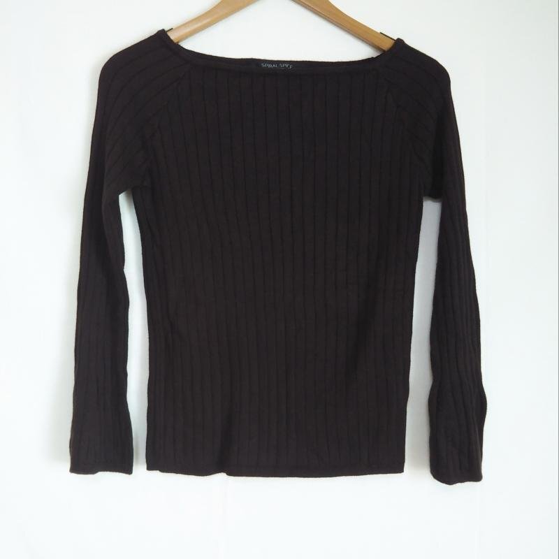 SPIRALSPICE 38 スパイラルスパイス カットソー 長袖 Cut and Sewn 茶 / ブラウン / 10003169拍卖