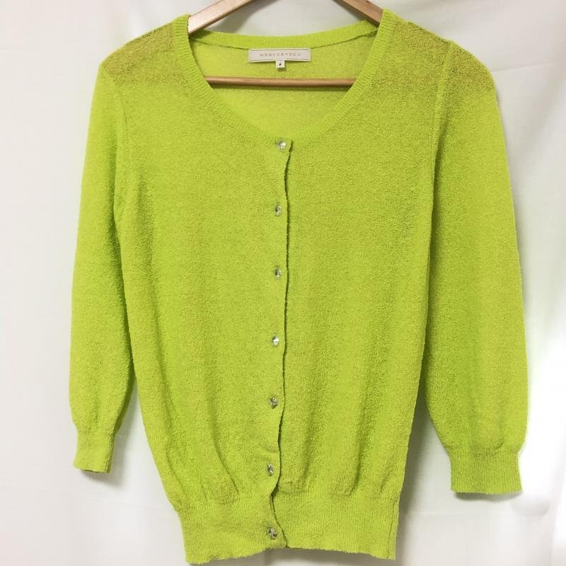 MERCURYDUO FREE マーキュリーデュオ カーディガン 長袖 Cardigan 緑 / グリーン / 10000856拍卖