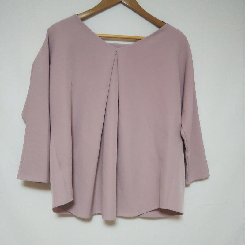 Emma Taylor 36 エマテイラー カットソー 長袖 Cut and Sewn 桃 / ピンク / 10004343拍卖