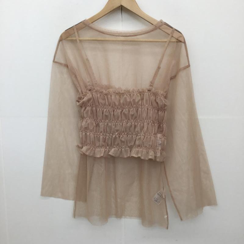 LOWRYS FARM FREE ローリーズファーム カットソー 長袖 Cut and Sewn 桃 / ピンク / 10127283拍卖