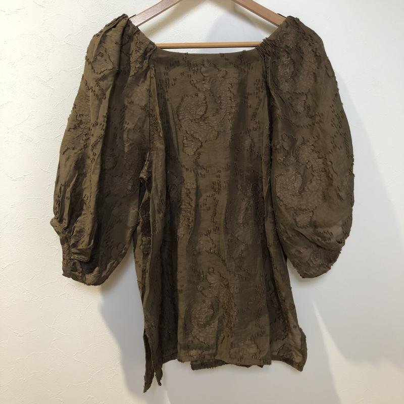 EMILYAN 9 エミリアン シャツ、ブラウス 七分袖 Shirt Blouse 緑 / グリーン / 10003080拍卖