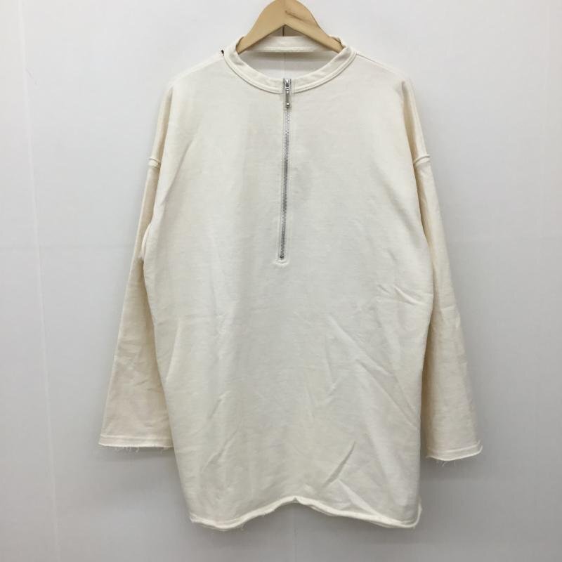 JEANASIS FREE ジーナシス トレーナー 長袖 JS064397CF Sweat Sweatshirt アイボリー / アイボリー / 10136770拍卖
