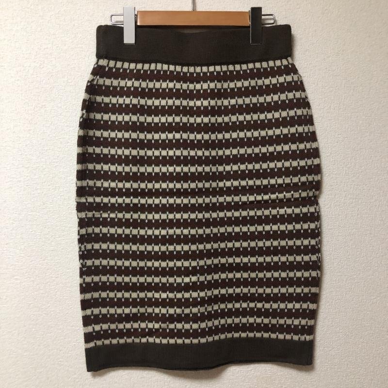 DONA MARIE 40 ドナマリー スカート ひざ丈スカート Skirt Medium Skirt 茶 / ブラウン / X ベージュ / ベージュ / 10005050拍卖