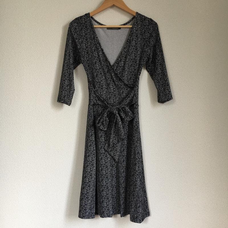 COCOON M コクーン ワンピース ひざ丈スカート One-Piece Medium Skirt 白 / ホワイト / X 黒 / ブラック / 10005577拍卖