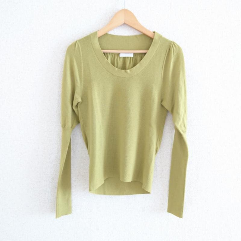 ANTEPRIMA 38 アンテプリマ ニット、セーター 長袖 Knit Sweater 黄 / イエロー / 10009685拍卖