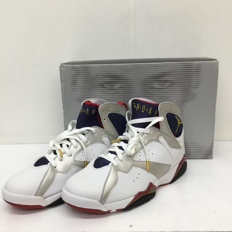 NIKE 28.5cm ナイキ スニーカー スニーカー 304775-171 AIR JORDAN 7 RETRO OLYMPIC Sneakers 白 / ホワイト / 10133946拍卖