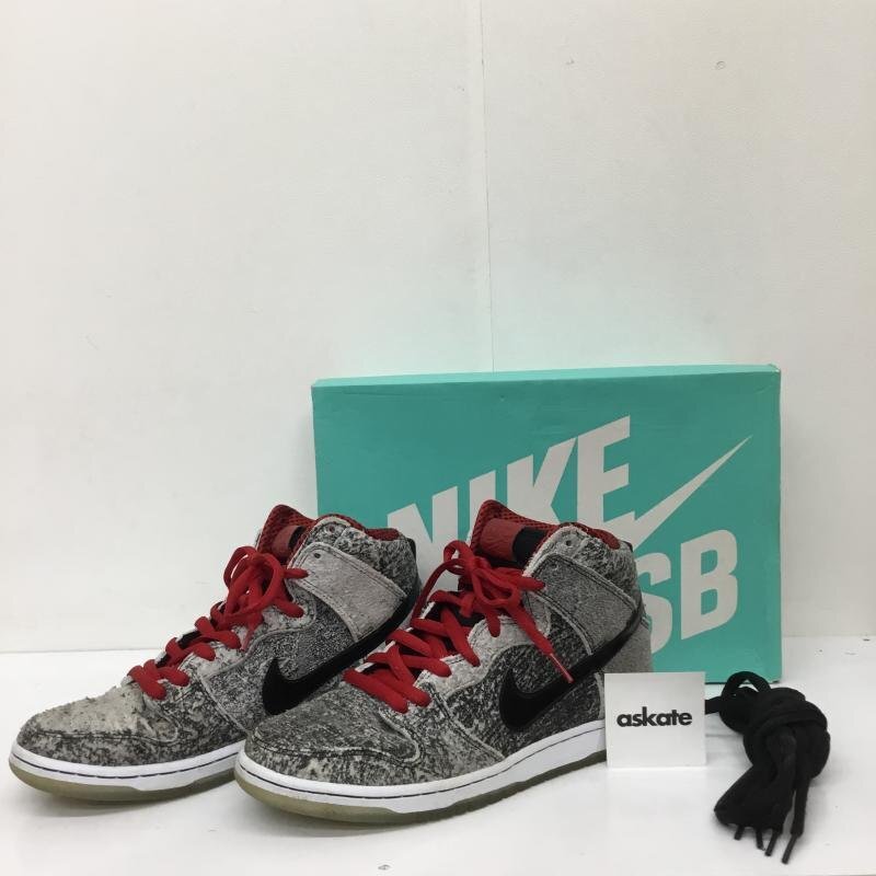 NIKE 27.0cm ナイキ スニーカー スニーカー DUNK HIGH PREMIUM 313171024 Sneakers 灰 / グレー / 10110131拍卖