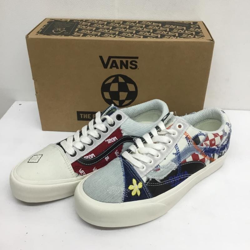 VANS VAULT 26.5cm バンズボルト スニーカー スニーカー Old Skool VR3 PW LX オールドスクール パッチワーク VN0005WS4481 10101836拍卖