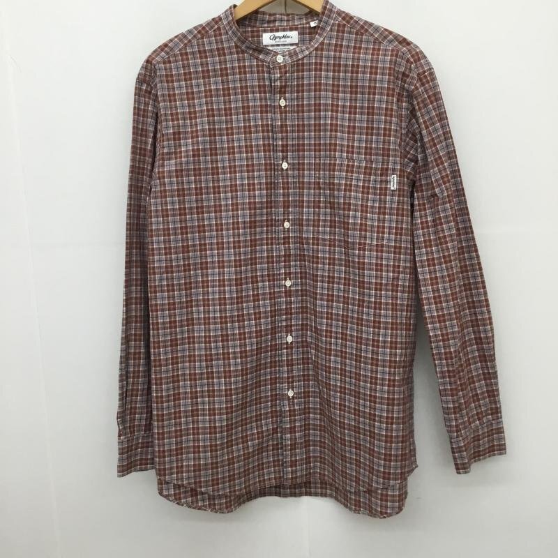 GYMPHLEX M ジムフレックス シャツ、ブラウス 長袖 20S-WS-003 Shirt Blouse 茶 / ブラウン / 10129010拍卖