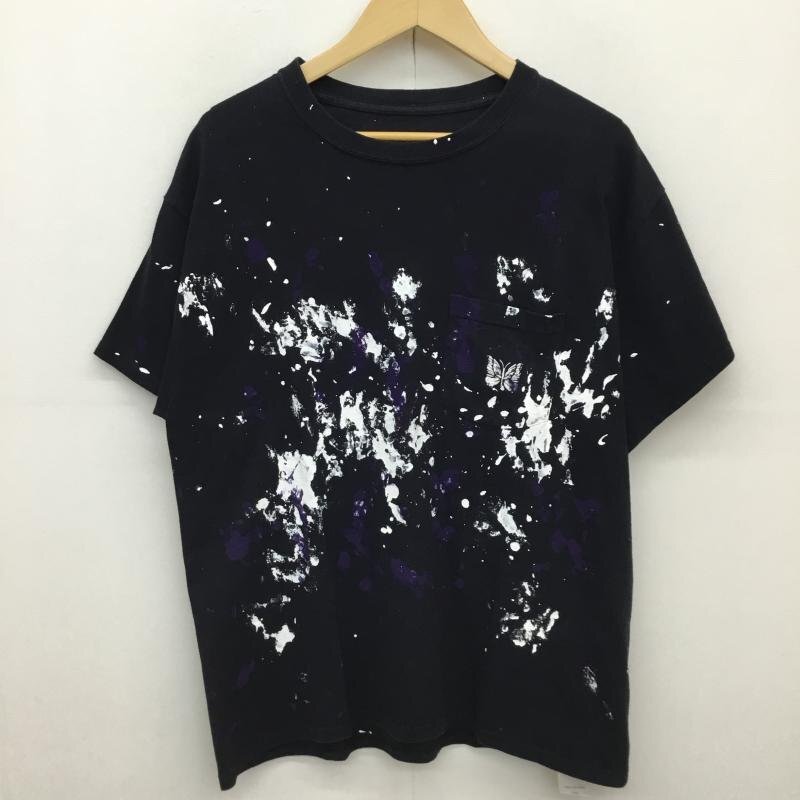 Needles L ニードルス Tシャツ 半袖 GL369 T Shirt 黒 / ブラック / 10127369拍卖