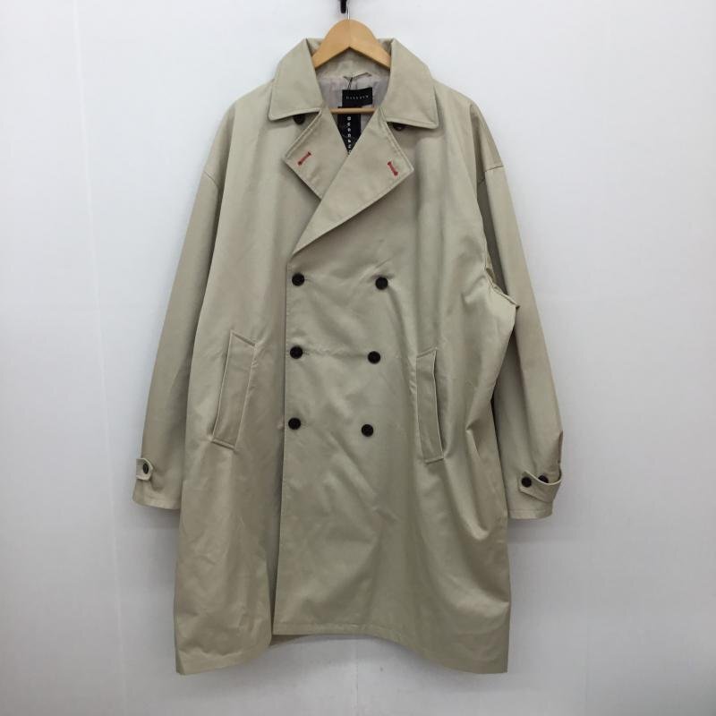 BUCCA 44 XXL ブッカフォーティーフォー コート トレンチコート バックプリントトレンチコート Coat ベージュ / ベージュ / 10066645拍卖