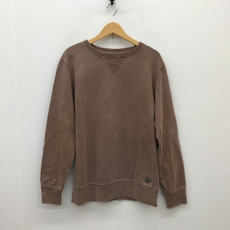 REPLAY XL リプレイ トレーナー 長袖 REPLAY CREWNECK COTTON SWEAT Sweat Sweatshirt 茶 / ブラウン / 10127164拍卖