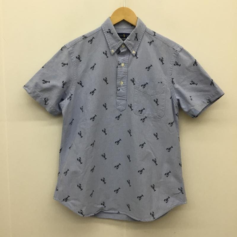RALPHLAUREN M ラルフローレン ポロシャツ 半袖 Polo Shirt 青 / ブルー / X 水色 / ライトブルー / X 紺 / ネイビー / 10130864拍卖