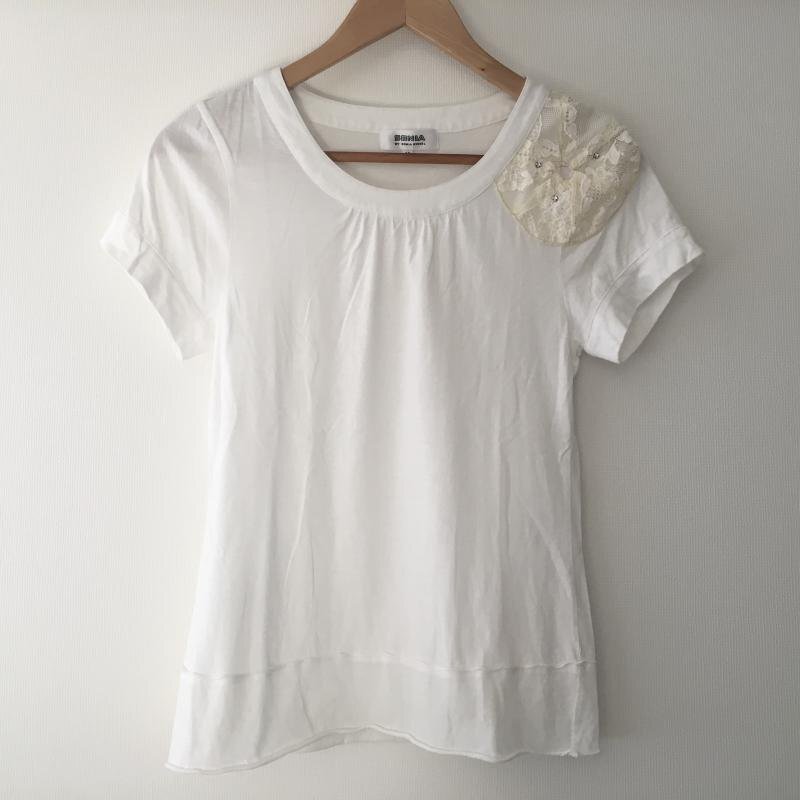 SONIA RYKIEL 表記無し ソニアリキエル カットソー 半袖 Cut and Sewn 白 / ホワイト / 10015843拍卖