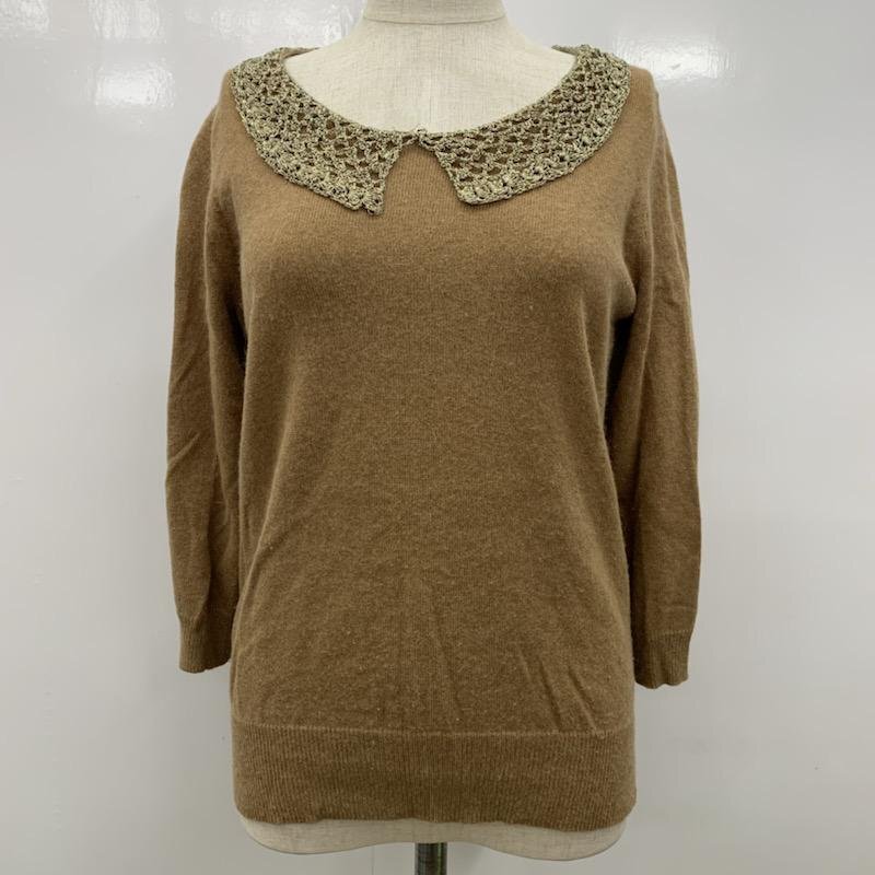 LAPIS LUCE PER BEAMS 表記無し ラピスルーチェパービームス ニット、セーター その他 セーター 茶 / ブラウン / 10021904拍卖