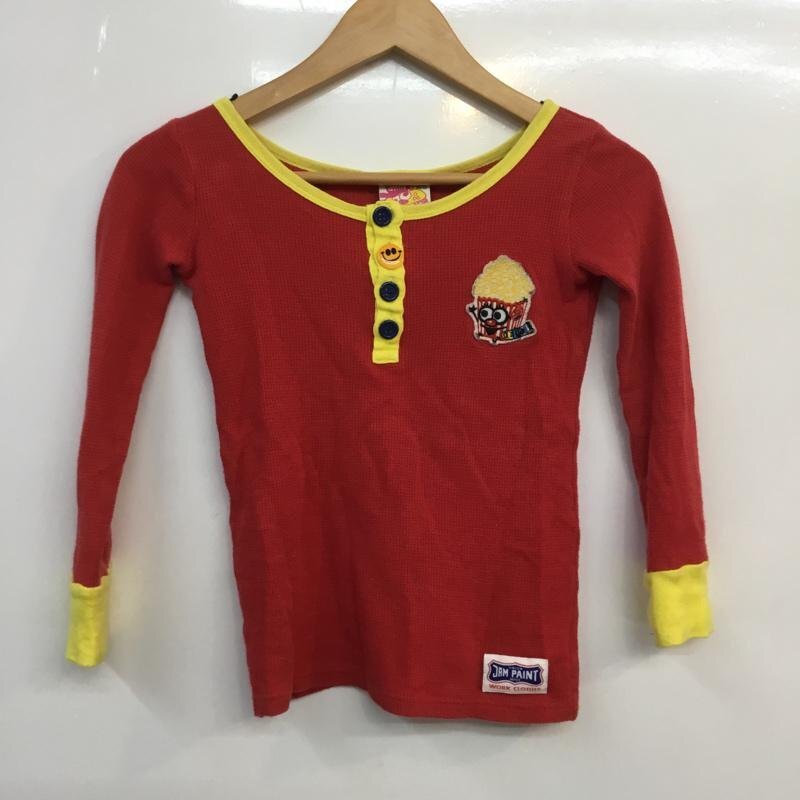 JAM 120cm ジャム カットソー 長袖 ワッフル地 ポップコーン ワッペン キッズ 120cm Cut and Sewn 10049434拍卖