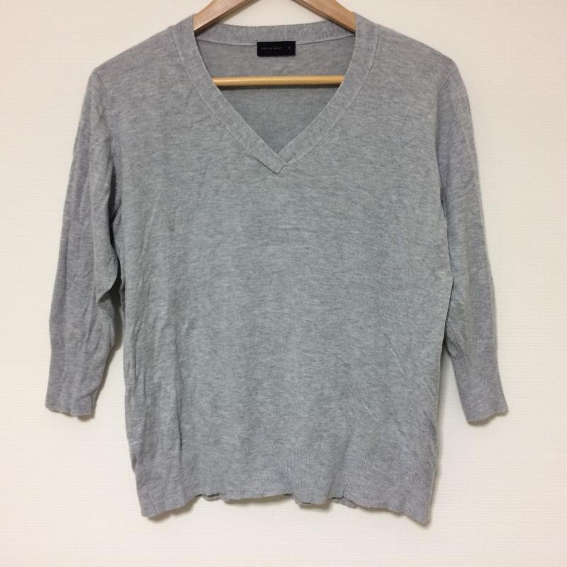 apart by lowrys L アパートバイローリーズ ニット、セーター 七分袖 Knit Sweater 灰 / グレー / 10034906拍卖