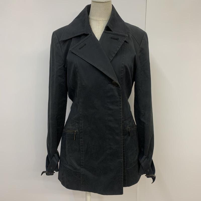 MICHEL KLEIN 40 ミッシェル・クラン コート トレンチコート Coat 黒 / ブラック / 10040768拍卖
