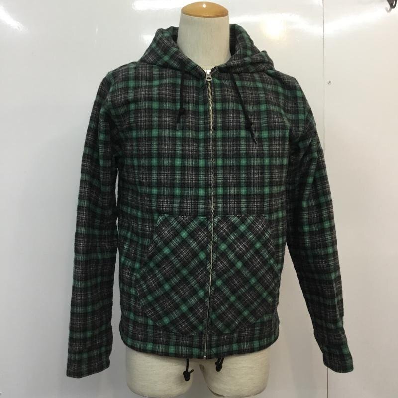 COOTIE L クーティー ジャケット、上着 その他 チェックウールジャケット 緑 / グリーン / X 黒 / ブラック / 10022224拍卖