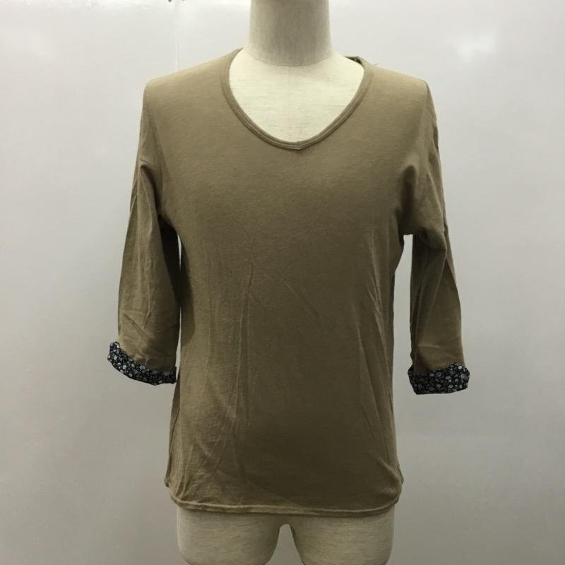 RAGEBLUE M レイジブルー カットソー 七分袖 ロンT 無地 花柄 Cut and Sewn カーキ / カーキ / 10023378拍卖