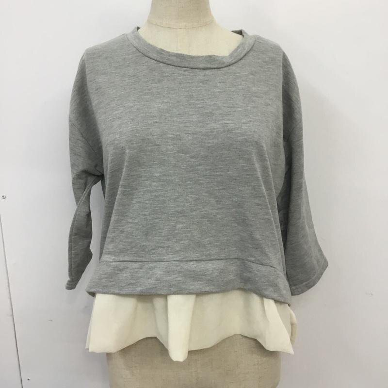 CIAOPANIC FREE チャオパニック カットソー 七分袖 Cut and Sewn 灰 / グレー / 10068365拍卖