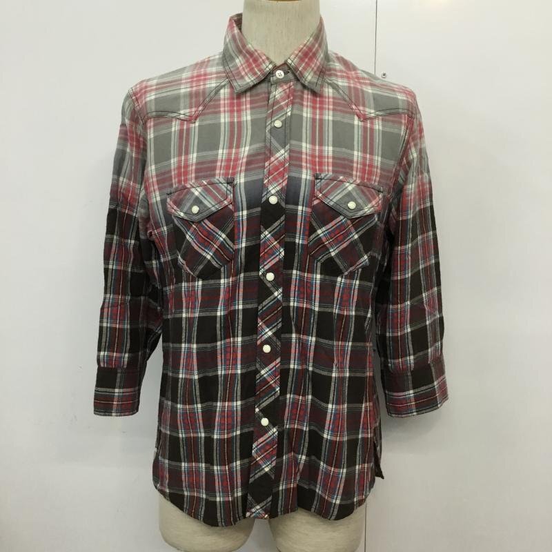 nano・universe 40 ナノユニバース シャツ、ブラウス 七分袖 チェック Shirt Blouse マルチカラー / マルチカラー / 10045002拍卖