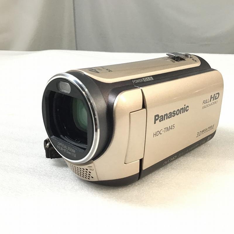 【中古品】 パナソニック / Panasonic デジタルハイビジョンビデオカメラ HDC-TM45 2.7型ワイド液晶モニター 30019863拍卖