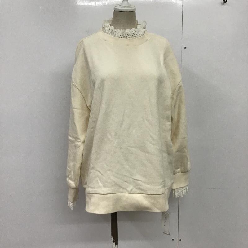 GLOBAL WORK L グローバルワーク トレーナー 長袖 プチエリ2WAYスウェット タグ付 Sweat Sweatshirt 10087456拍卖