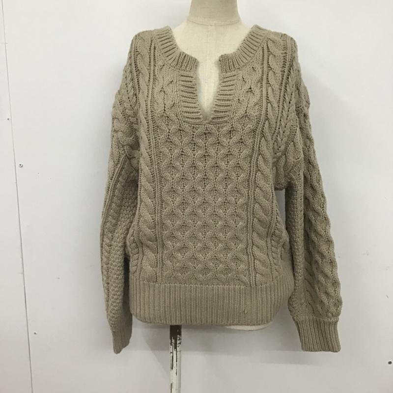 LOWRYS FARM FREE ローリーズファーム ニット、セーター 長袖 Knit Sweater ベージュ / ベージュ / 10076983拍卖