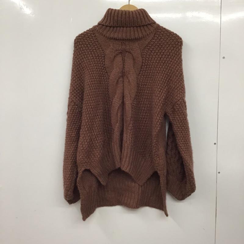 who's who Chico FREE フーズフーチコ ニット、セーター 長袖 Knit Sweater 桃 / ピンク / 10072834拍卖