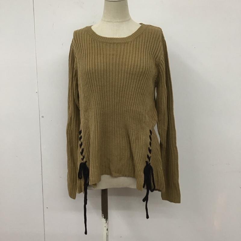 E hyphen world gallery FREE イーハイフンワールドギャラリー ニット、セーター 長袖 Knit Sweater ベージュ / ベージュ / 10107944拍卖