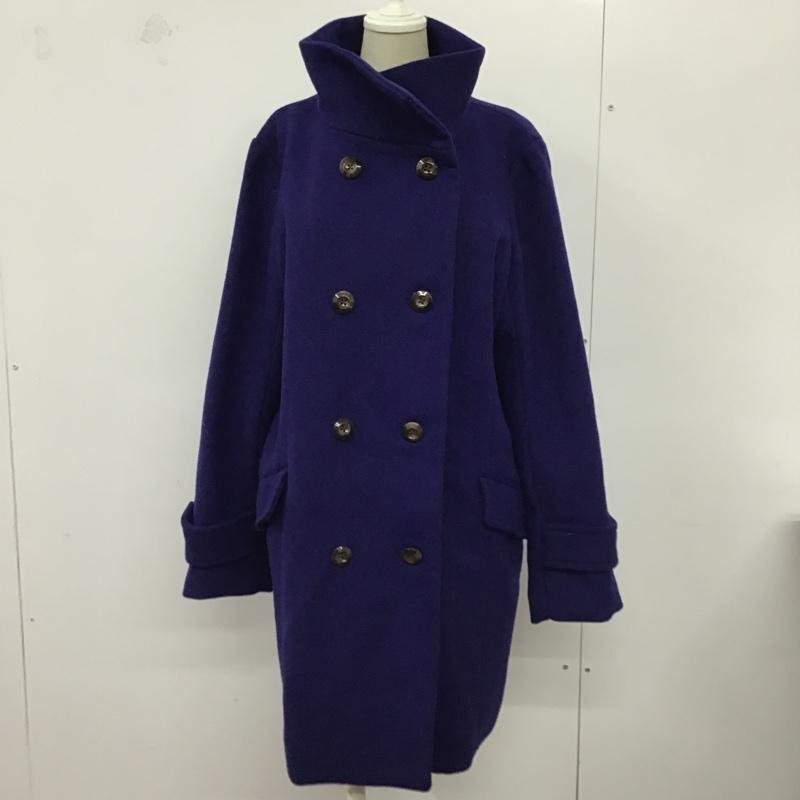 GU XL ジーユー コート ピーコート 218-231575 ダブルスタンドカラーコート ピーコート ロングコート アウター Coat 10098177拍卖
