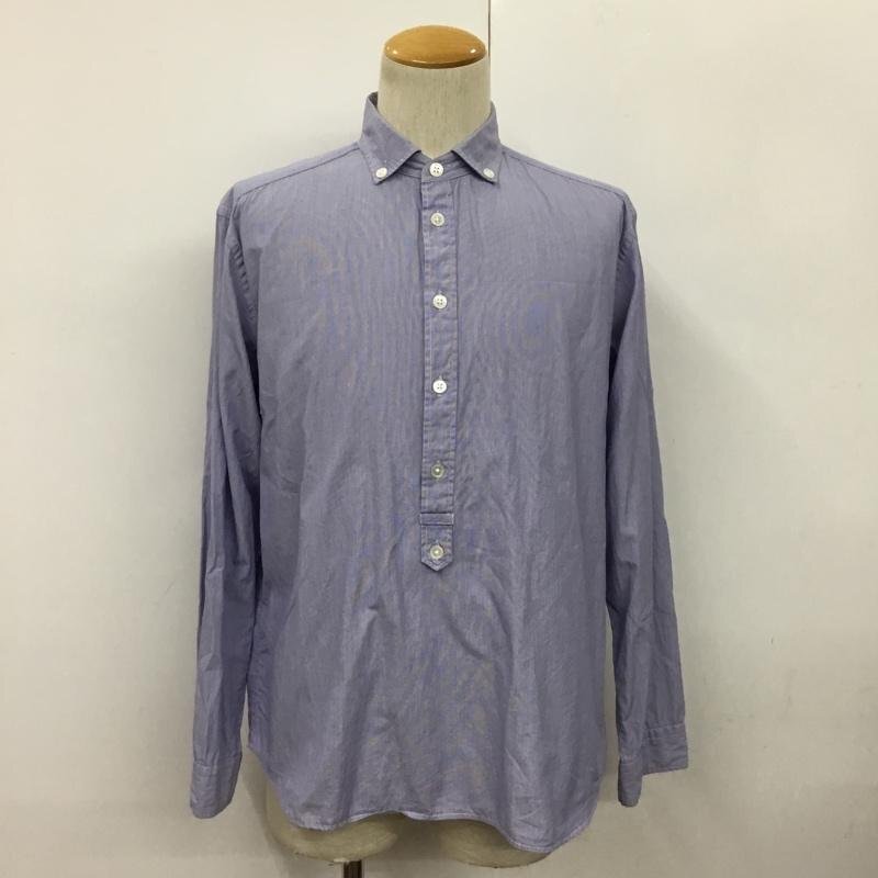 quadro 3 クオドロ シャツ、ブラウス 長袖 ボタンダウン Shirt Blouse 青 / ブルー / 10079525拍卖