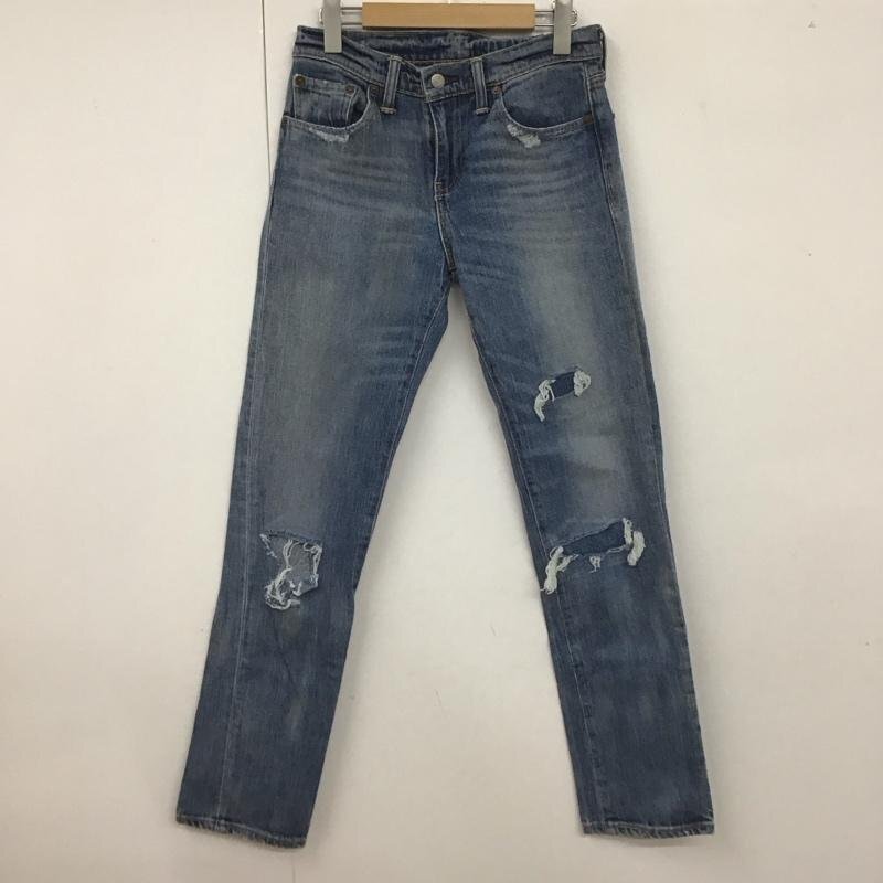 Levi's 28インチ リーバイス パンツ デニム、ジーンズ デニムパンツ スリムパンツ カジュアルジーンズ ダメージ加工 10107141拍卖