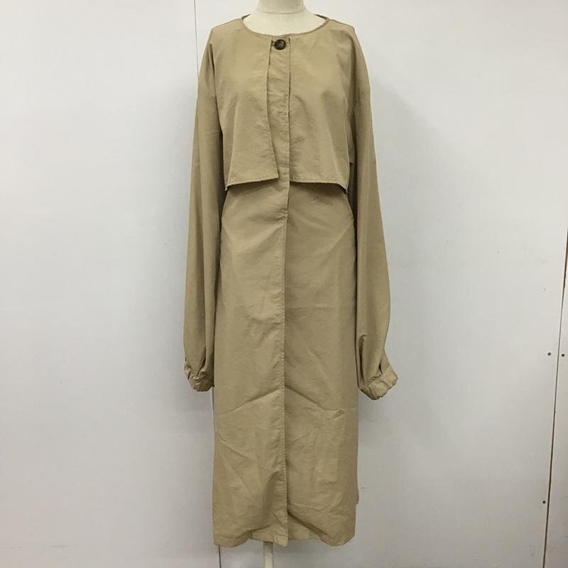 forksy. FREE フォルクシー コート コート一般 FOco646 ボリュームスリーブフライヨーク3wayステンカラートレンチコート Coat 10098782拍卖