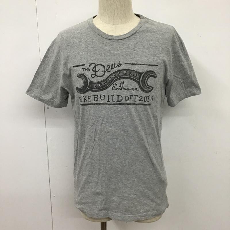 DEUS EX MACHINA M デウスエクスマキナ Tシャツ 半袖 DMS51579B クルーネック T Shirt 灰 / グレー / 10103935拍卖
