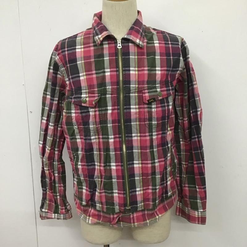 Lee L リー シャツ、ブラウス 長袖 ジップアップシャツ チェックシャツ 長袖シャツ カラージャケット Shirt Blouse 10107675拍卖