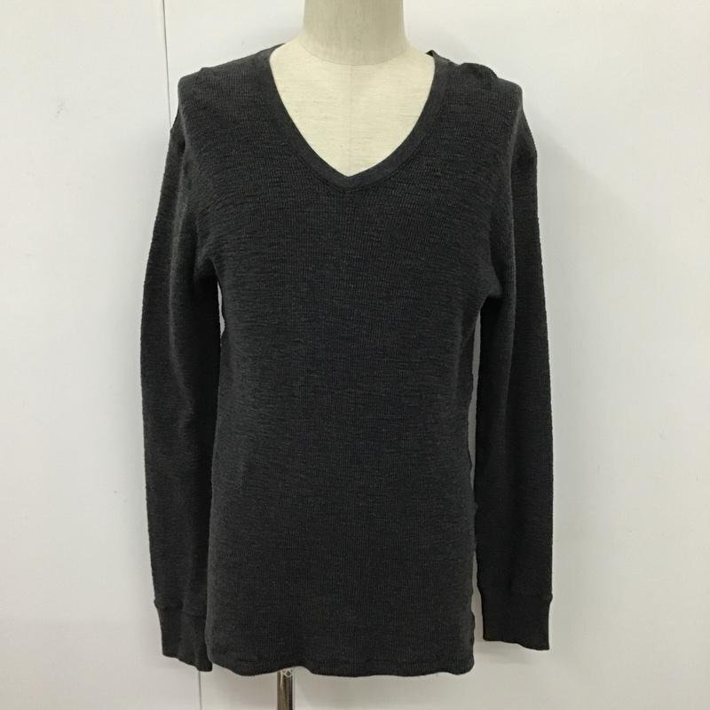 BEAMS HEART L ビームス ハート Tシャツ 長袖 42-14-0045-152 Vネック T Shirt チャコールグレー / チャコールグレー / 10094565拍卖