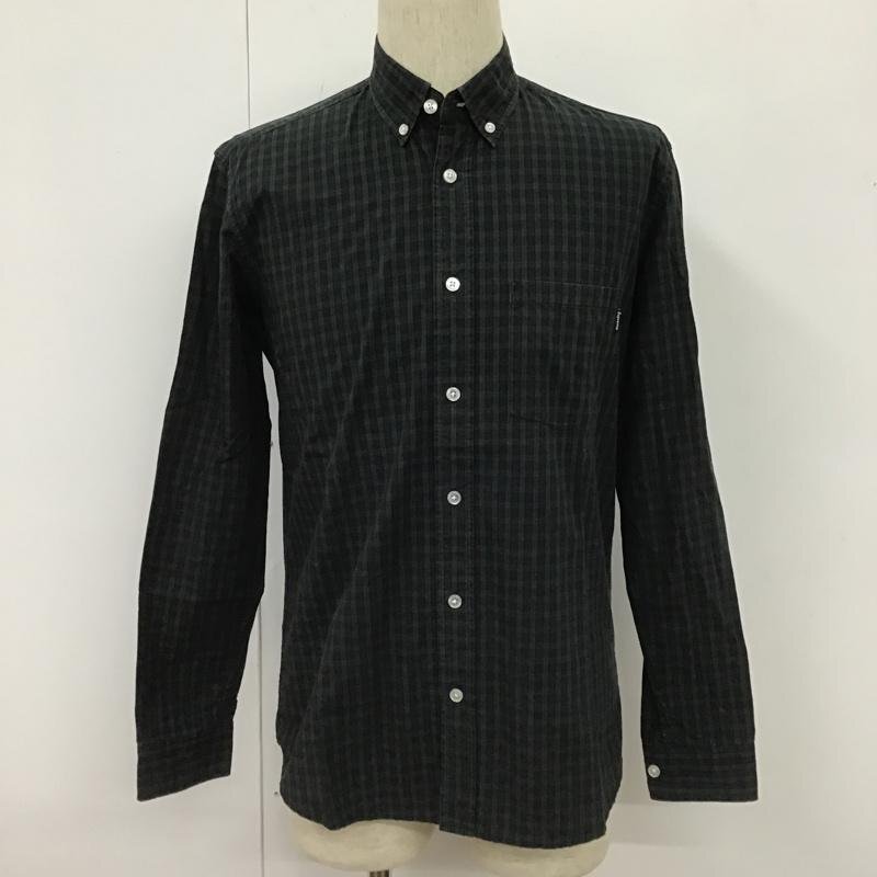 Supreme S シュプリーム シャツ、ブラウス 長袖 ボタンダウン Shirt Blouse 緑 / グリーン / X 黒 / ブラック / 10103716拍卖