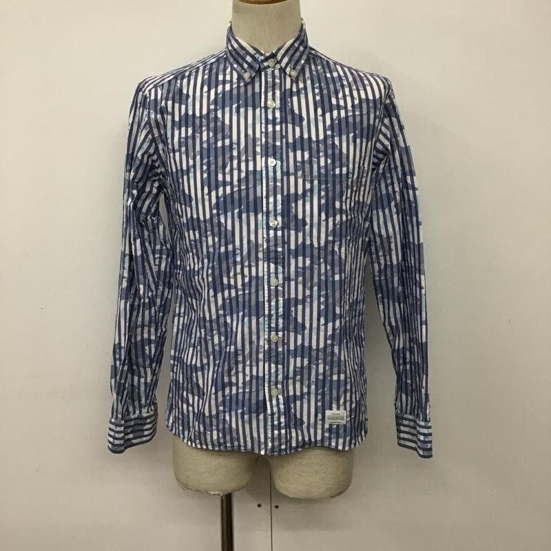 SILAS 2 サイラス シャツ、ブラウス 長袖 1043402 ボタンダウン ストライプ Shirt Blouse 10090576拍卖