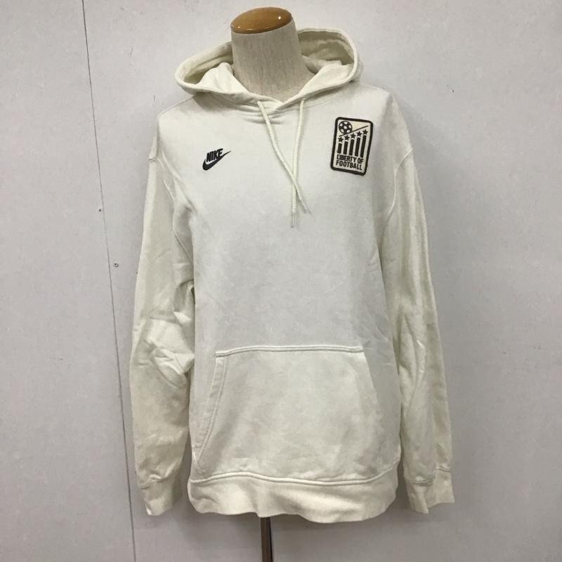 NIKE 表記無し ナイキ パーカー 長袖 長袖パーカー フード付きパーカー プリントスウェット トレーナー 白 / ホワイト / 10108022拍卖