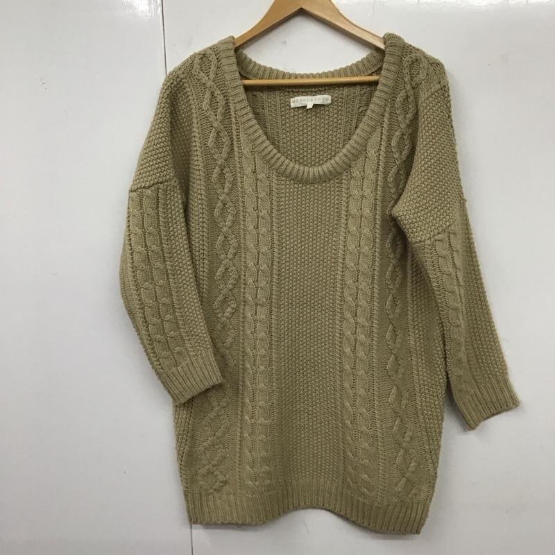 MERCURYDUO FREE マーキュリーデュオ ニット、セーター 長袖 長袖ニットカットソー ニット セーター クルーネックニット 10117882拍卖