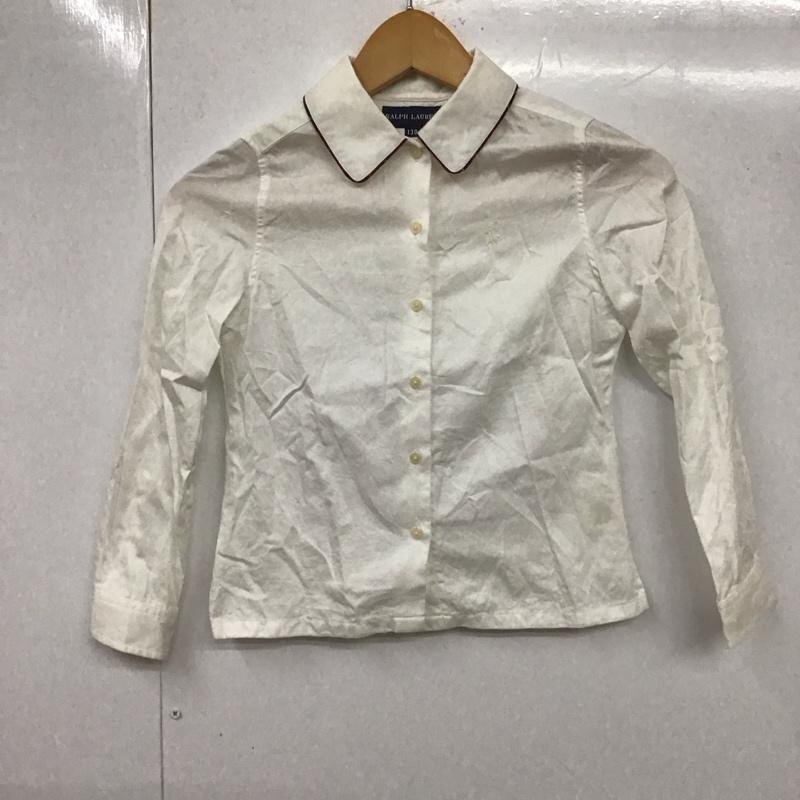 RALPHLAUREN 130cm ラルフローレン シャツ、ブラウス 長袖 3140-1816 キッズ 130 Shirt Blouse 白 / ホワイト / 10108289拍卖