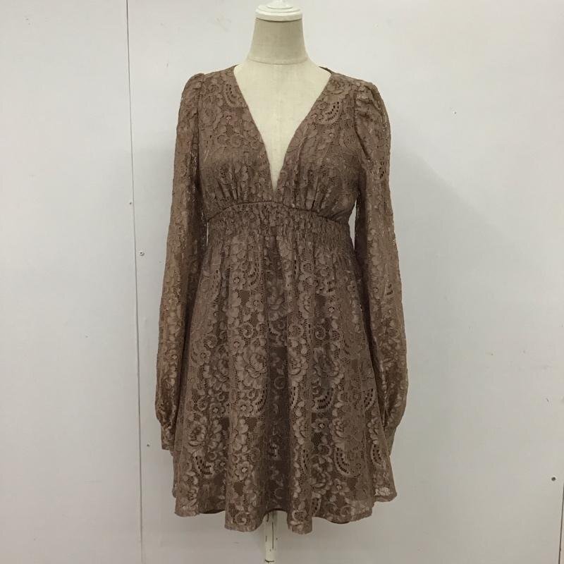 DURAS FREE デュラス カットソー 長袖 長袖カットソー Vネックカットソー チュニック Cut and Sewn 茶 / ブラウン / 10117323拍卖