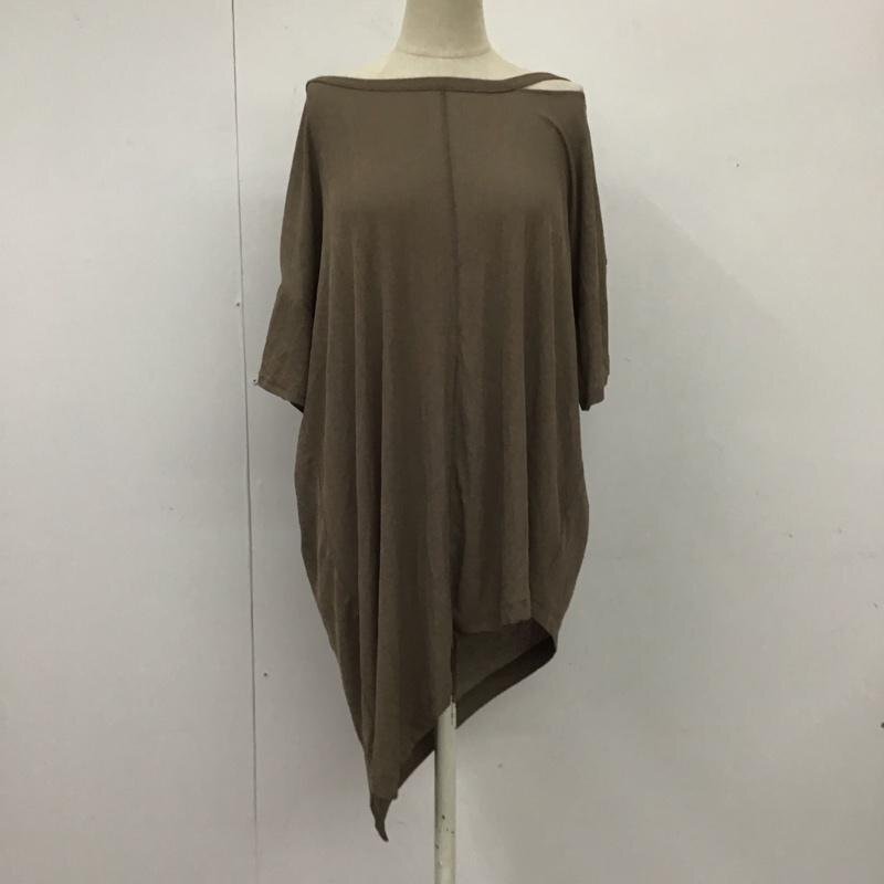 JEANASIS FREE ジーナシス カットソー 半袖 JS063451SB アシンメトリー 変形トップス Cut and Sewn 灰 / グレー / 10116224拍卖