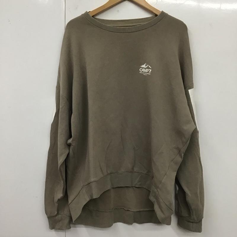 CAMP7 M キャンプセブン カットソー 長袖 cp4202432009 ビッグシルエットバックロゴロンT クルーネックカットソー 10119554拍卖